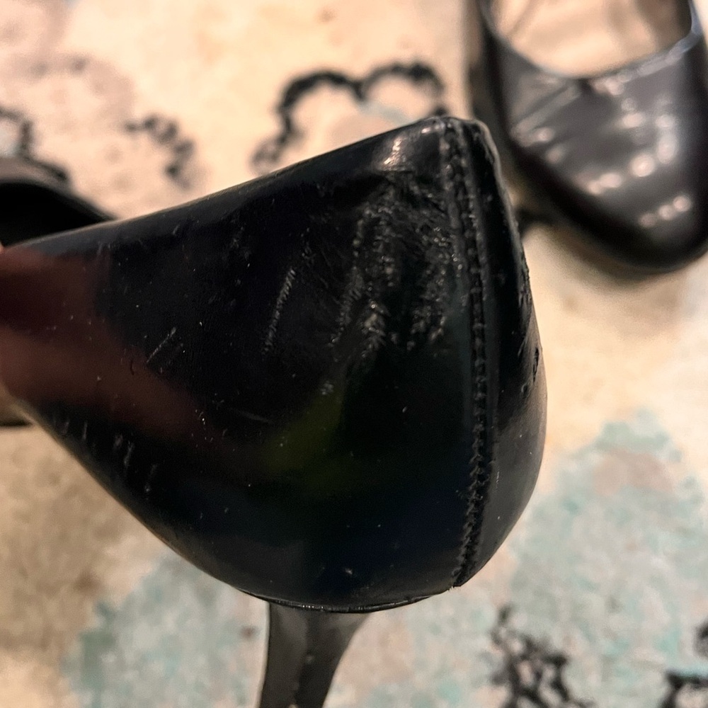 Comfort Plus by Predictions Black Heels Sz 7 - Picture 4 of 6